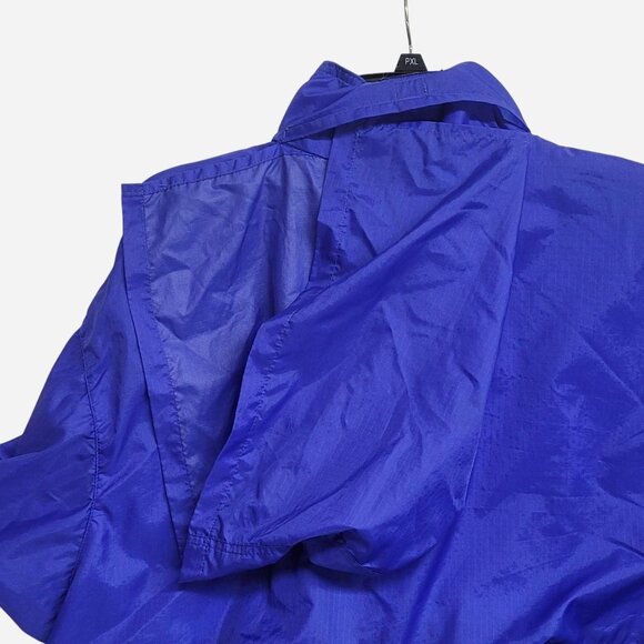 Vintage Mens Large Blue, Teal, Red  Sierra Sport windbreaker jacket - Picture 5 of 8